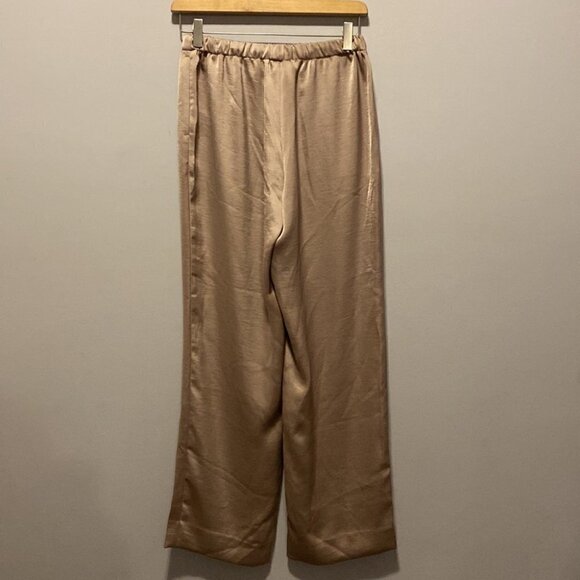 🍌banana Rep. • Luxe High-Rise Wide-Leg Satin Pull-Ons - Picture 3 of 14